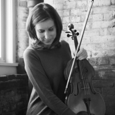 Kate Hamilton with her Viola