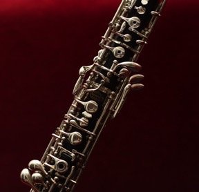 Clarinet closeup.